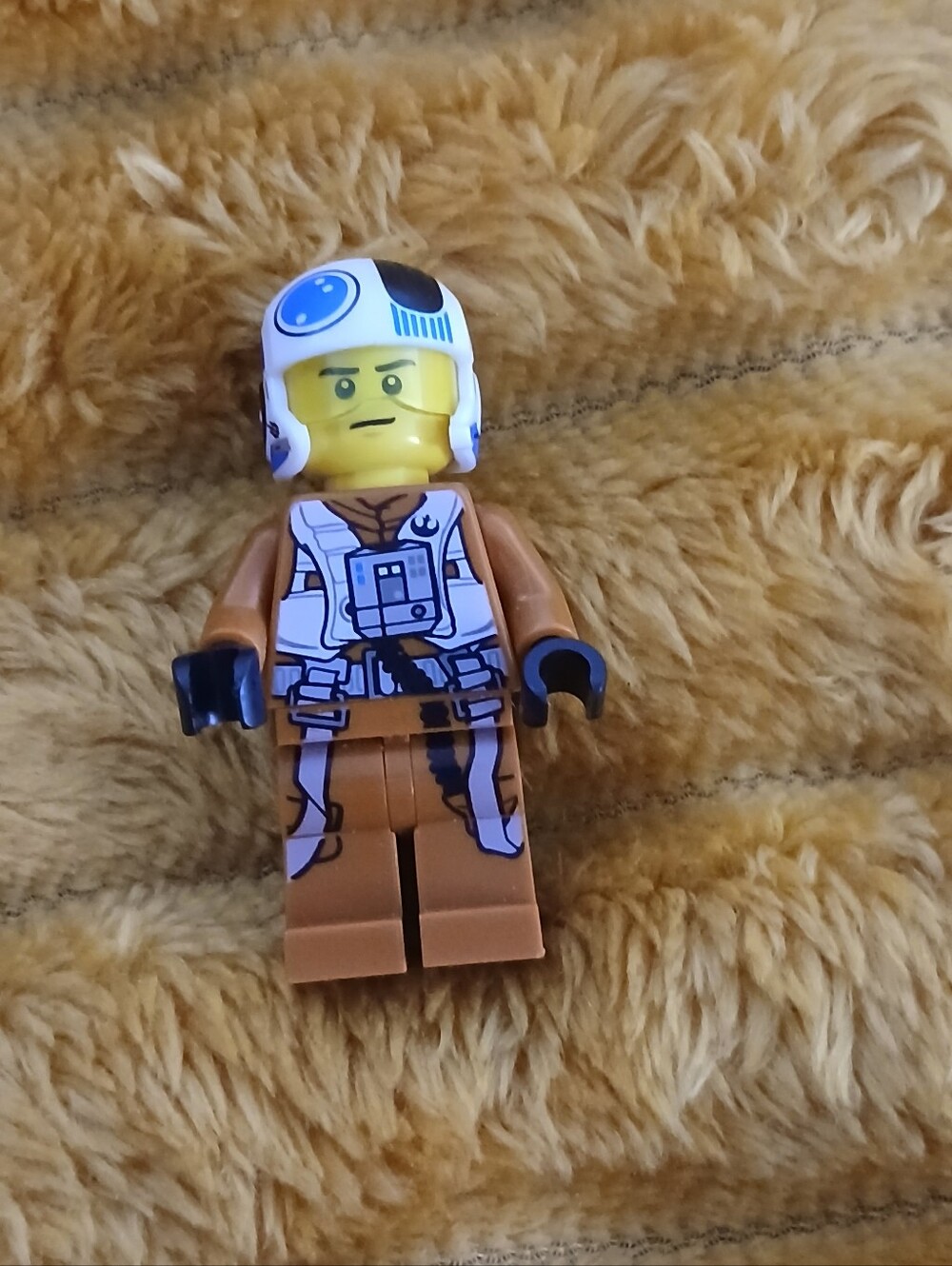 LEGO Star Wars Rebel Pilot Minifigure X‑Wing Fighter Pilot Helmet Included